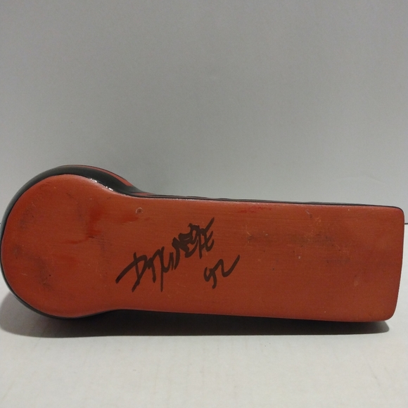 Native American black gloss and red ware wedding vase with side caddy. - Picture 2 of 4